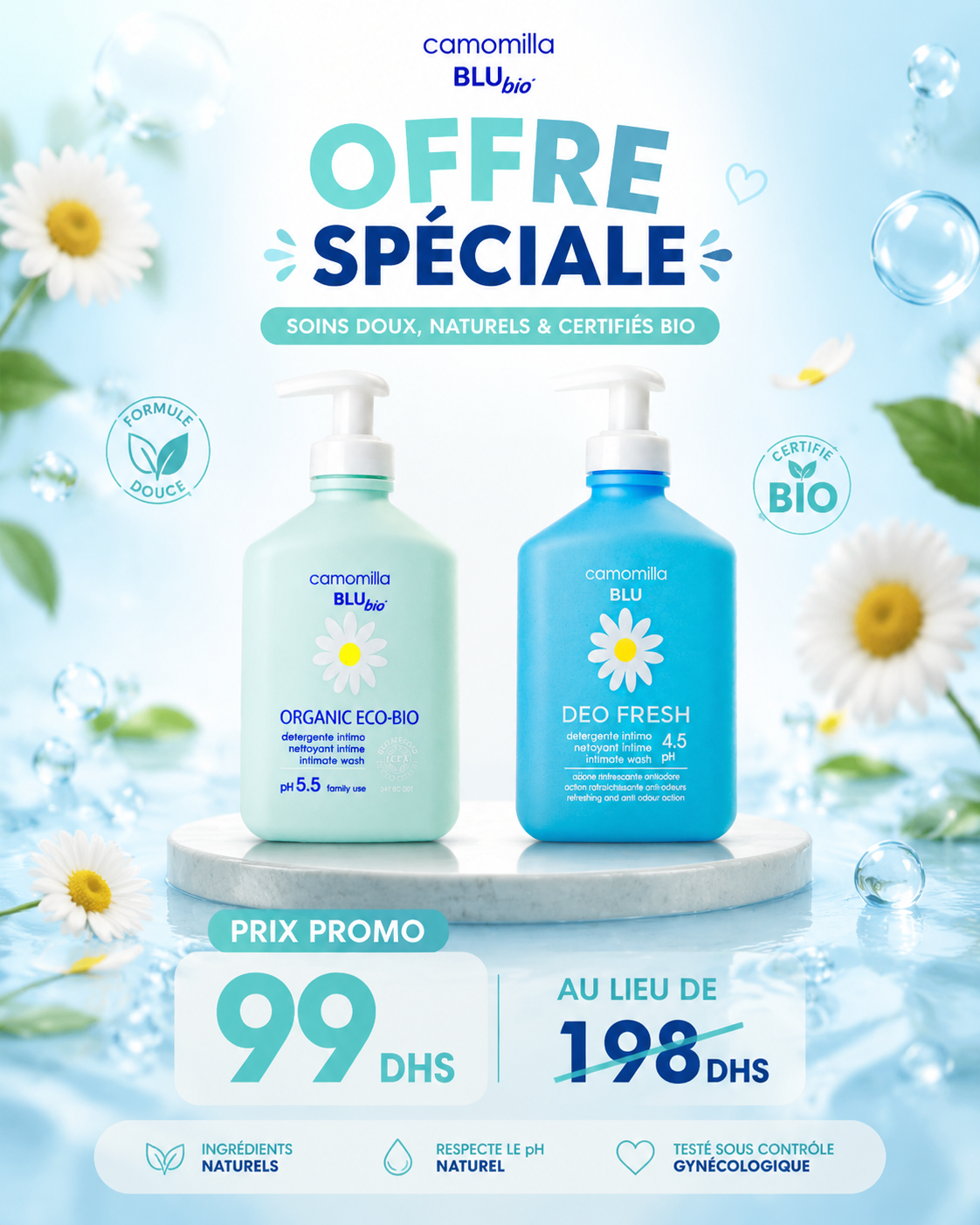 Organic eco bio + Deo fresh offert