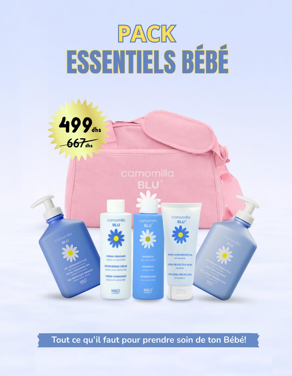 PACK ESSENTIELS Bébé + Sac Rose offert