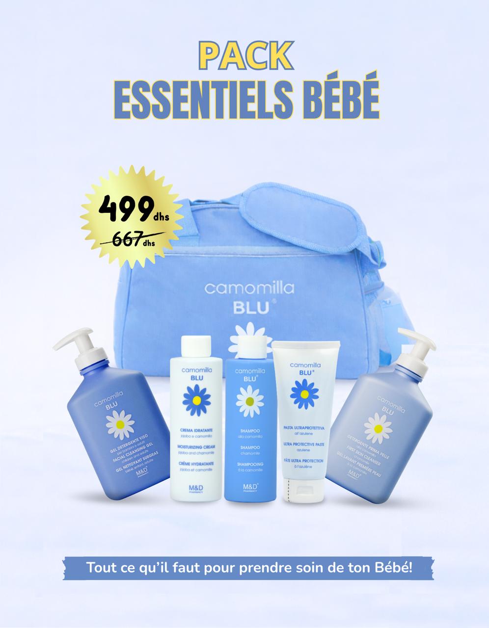 PACK ESSENTIELS Bébé + Sac Bleu offert